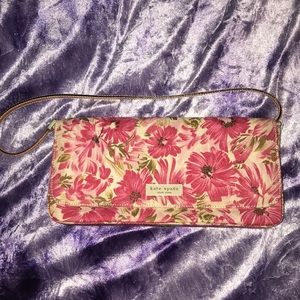 Kate Spade Purse With Pink Flowers